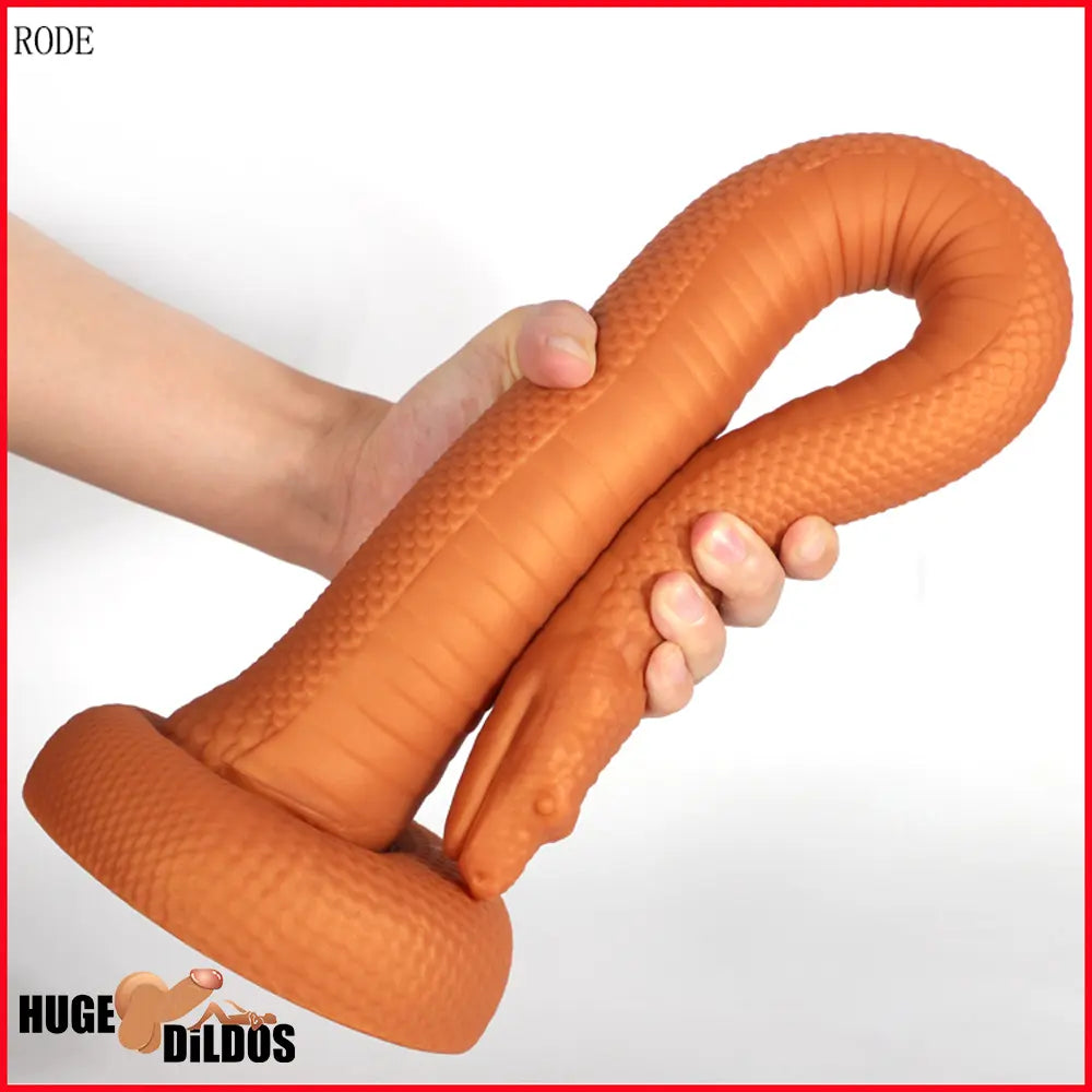 13.78in 17.72in 21.65in Super Long Huge Silicone Soft Snake Cock Dildo