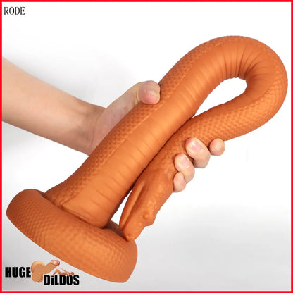 13.78in 17.72in 21.65in Super Long Huge Silicone Soft Snake Cock Dildo