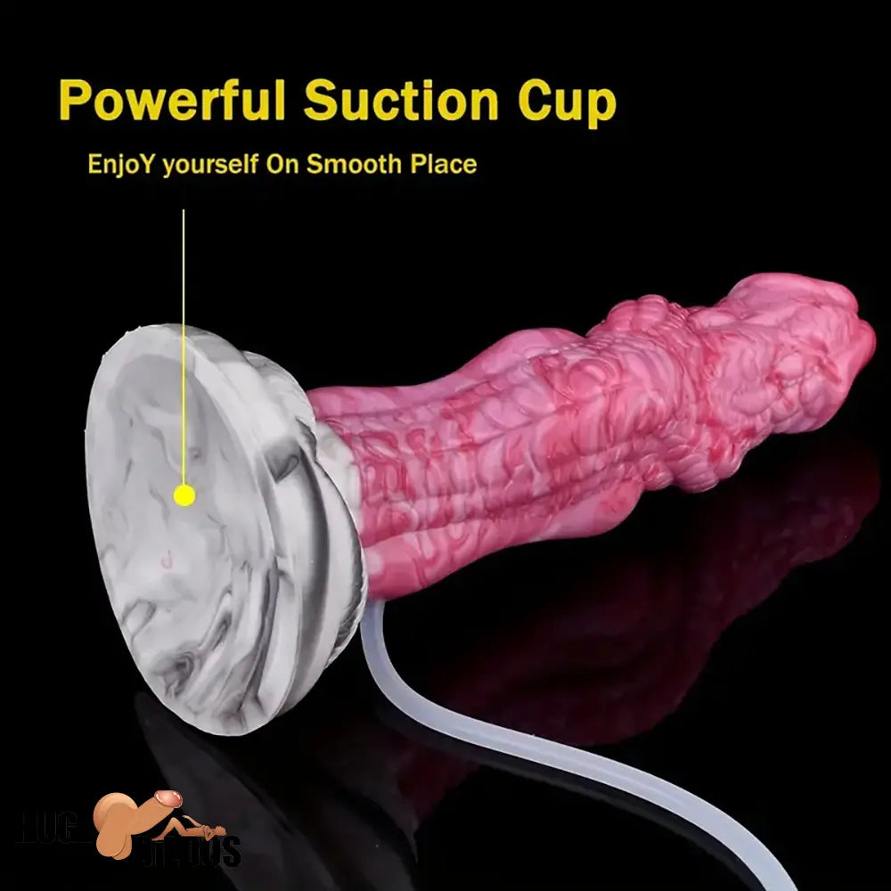 8.03in Realistic Animal Alien Dragon Ejaculating Silicone Fantasy Dildo
