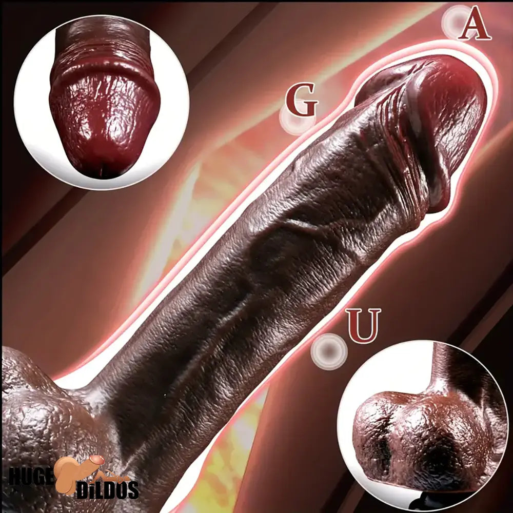 8.5in Unique Soft Silicone Lifelike Skin-Touching Dildo Prostate Massager