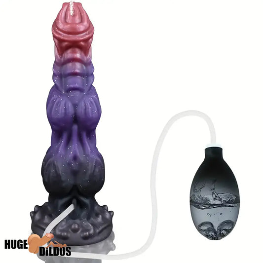 9.4in Fantasy Monster Silicone Soft Ejaculating Dildo With Suction Cup