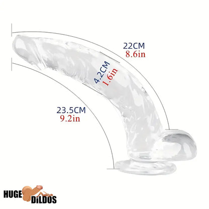 Multiple Lengths Clear Dildo For Women Men Gay Lesbian Sex Toy