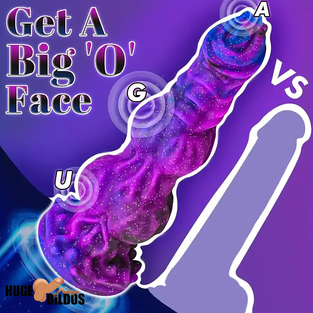 9.65in Fantasy Soft Silicone Monster Dildo For Couples Love Penis
