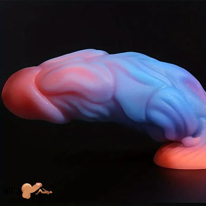9.06in Fantasy Luminous Silicone Soft Big Dildo For Women Men Cock