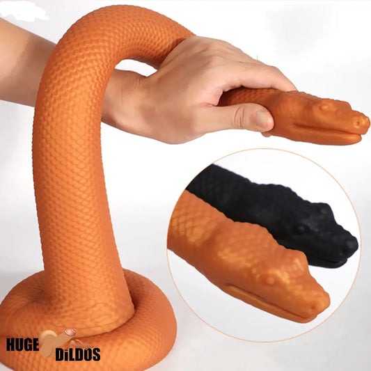 13.78in 17.72in 21.65in Super Long Huge Silicone Soft Snake Cock Dildo