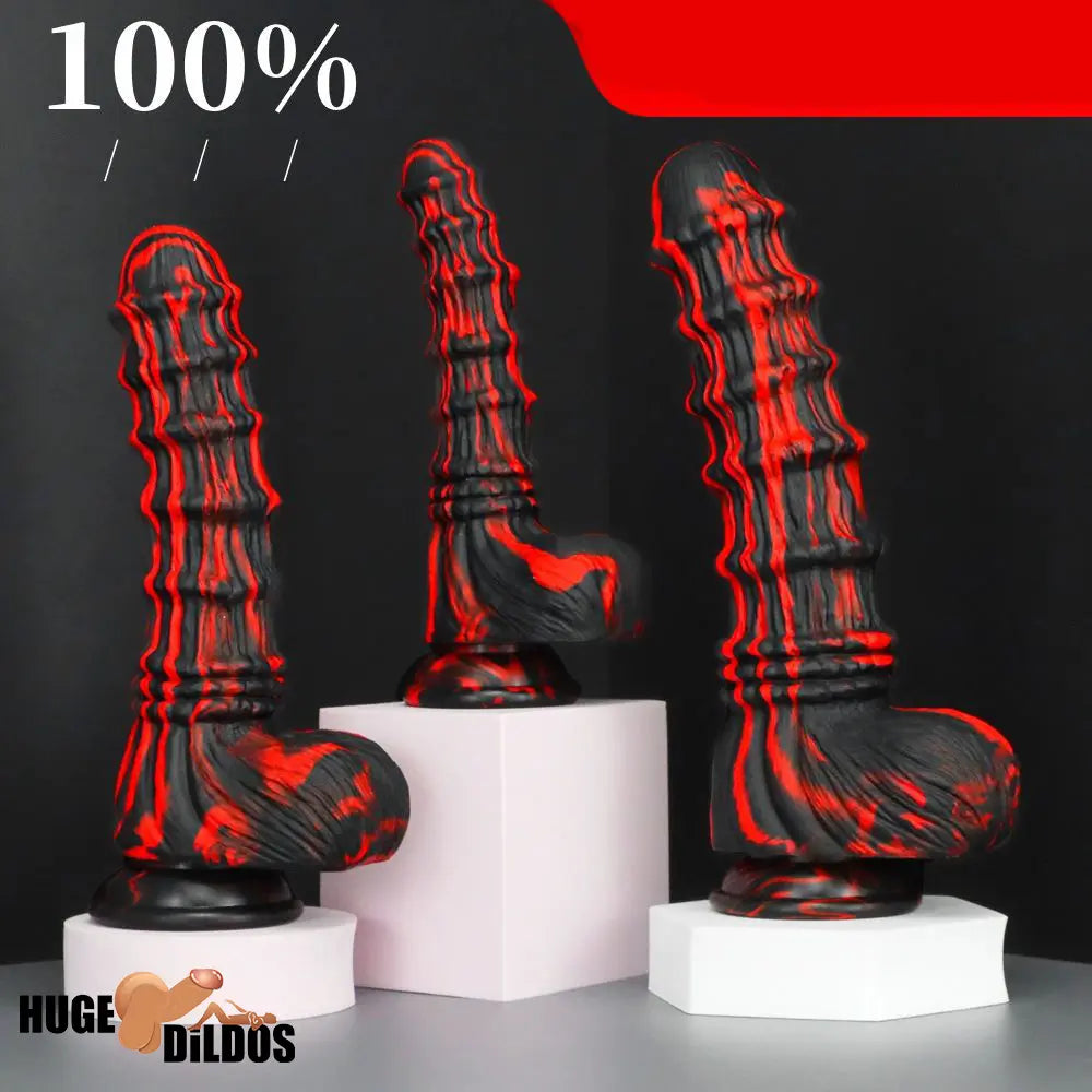 8.27in 9.45in 10.83in Silicone Soft Big Animal Horse Fantasy Dildo