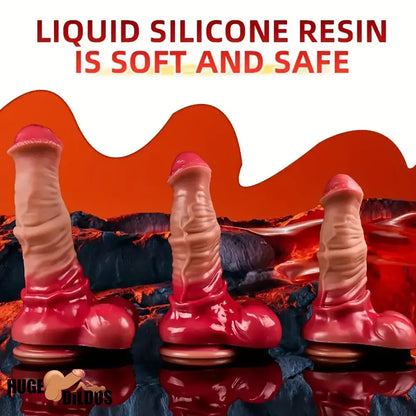 7.4in 8.46in 9.44in 10.03in 11.22in Big Silicone Soft Horse Lifelike Dildo