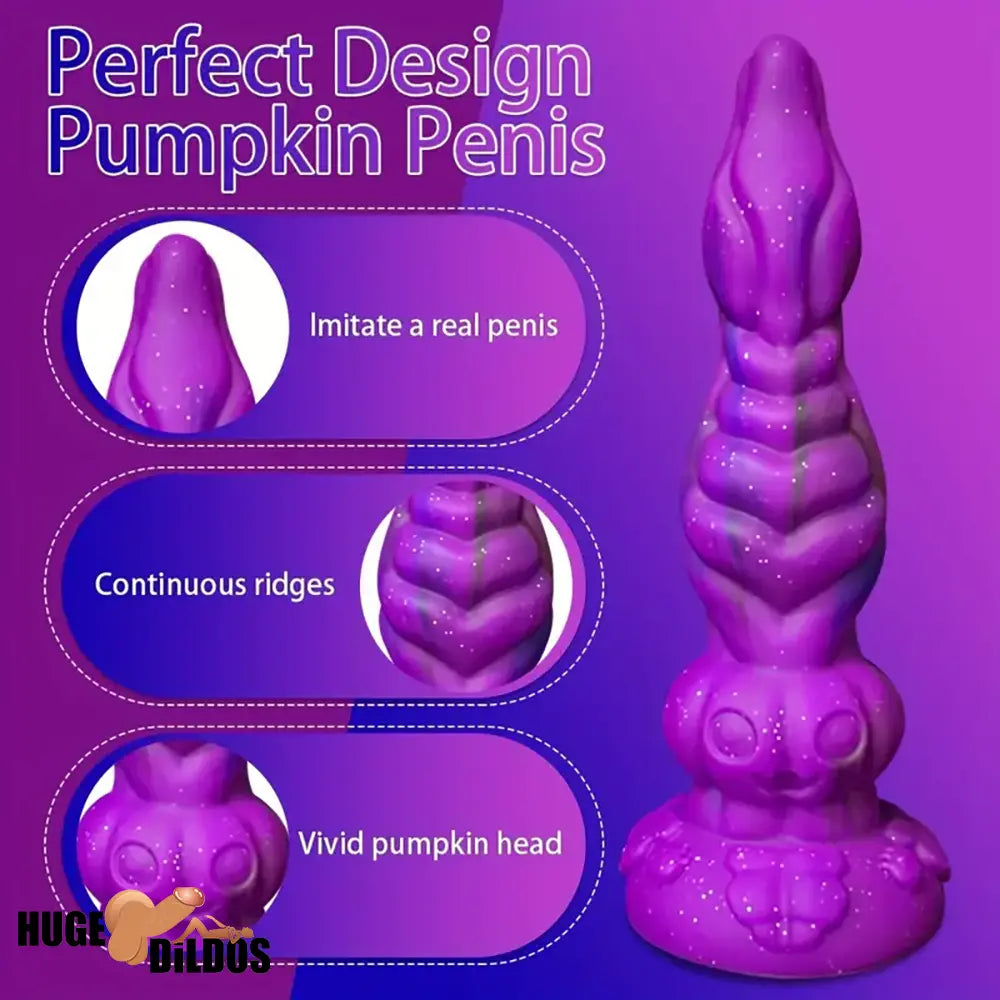 9.4in Soft Liquid Silicone Big Alien Dildo For Orgasm Masturbation Anus