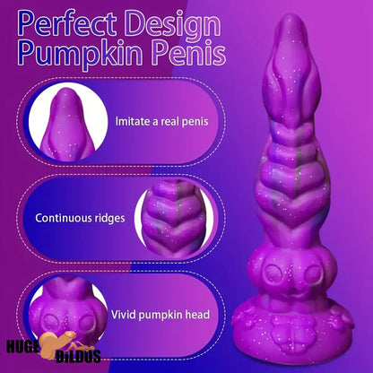 9.4in Soft Liquid Silicone Big Alien Dildo For Orgasm Masturbation Anus