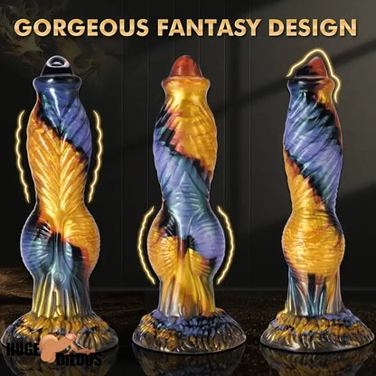 10.23in Soft Telescopic APP Control Bluetooth Monster Vibrating Dildo