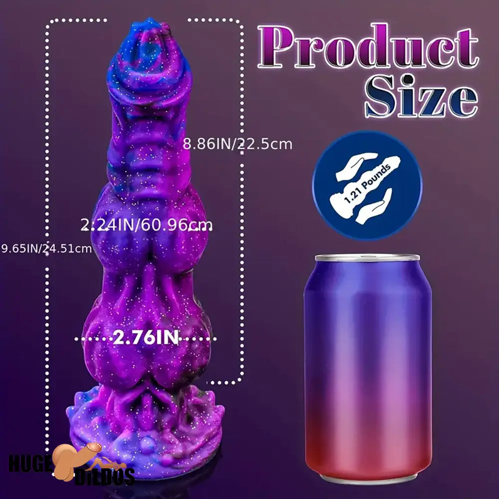 9.65in Fantasy Soft Silicone Monster Dildo For Couples Love Penis