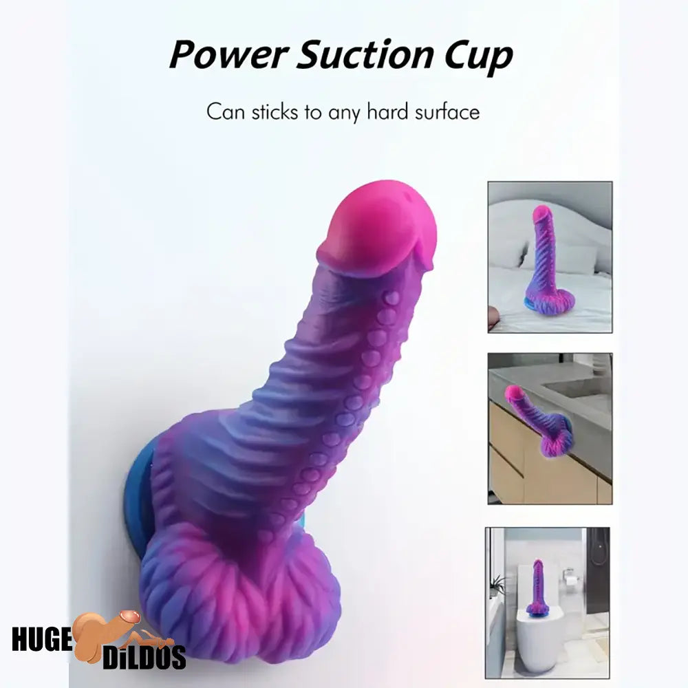 7.48in Soft Silicone Fantasy Monster Body Safe Dildo For Women Clit