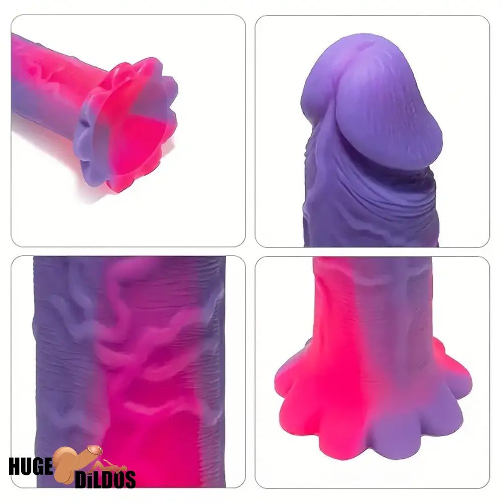 6.88in Silicone Soft Dildo For Adult Sex Toy For Anal Hands-Free Play