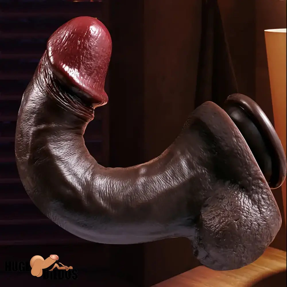 8.5in Unique Soft Silicone Lifelike Skin-Touching Dildo Prostate Massager