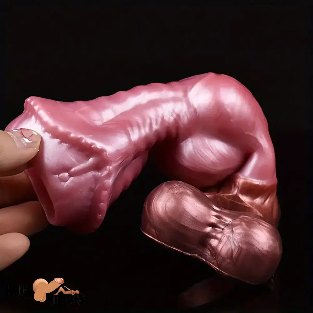 5.9in Fantasy Silicone Wearable Animal Horse Stretchable Dildo Sleeve
