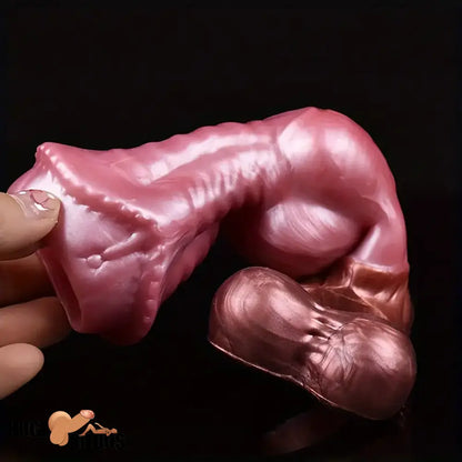 5.9in Fantasy Silicone Wearable Animal Horse Stretchable Dildo Sleeve