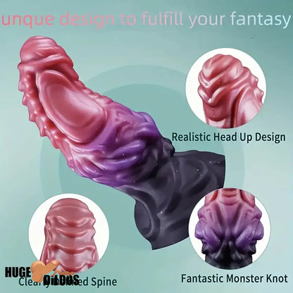 6.69in 8.66in Silicone Flexible Fantasy Dildo For BDSM Sex Love Cock
