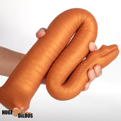 13.78in 17.72in 21.65in Super Long Huge Silicone Soft Snake Cock Dildo