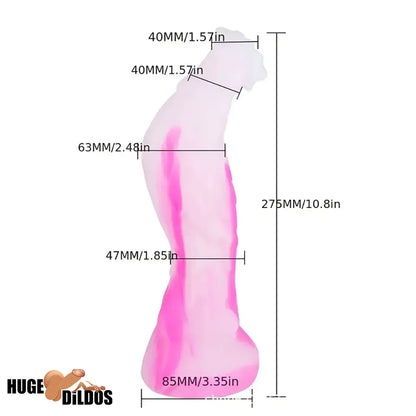10.8in Rooster Shape Fantasy Large Silicone Soft Dildo For Anus Penis