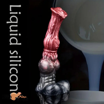 10.23in Large Animal Horse Cock Fantasy Silicone Soft Dildo Cock