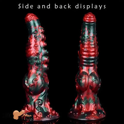 9.65in Silicone Big Soft Thick Tentacle Octopus Monster Dildo Cock