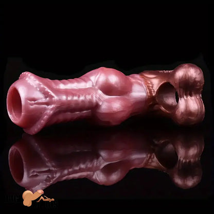 5.9in Fantasy Silicone Wearable Animal Horse Stretchable Dildo Sleeve