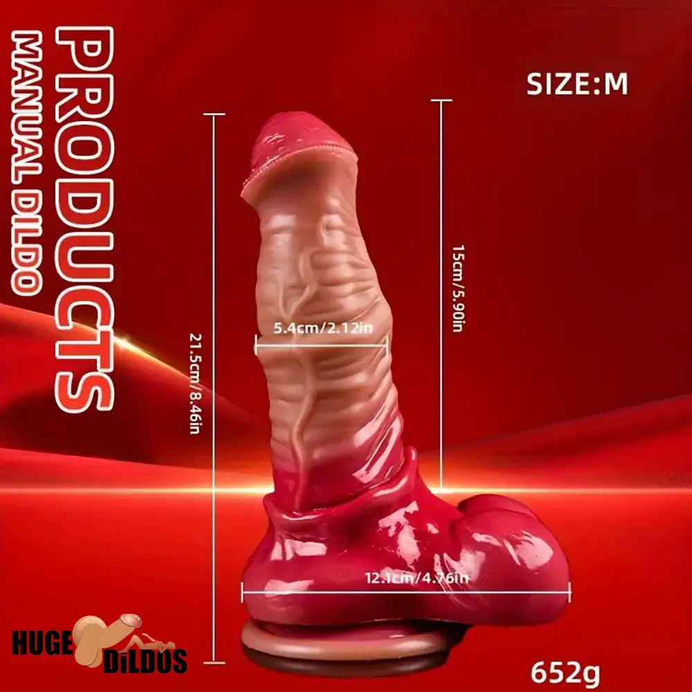 7.4in 8.46in 9.44in 10.03in 11.22in Big Silicone Soft Horse Lifelike Dildo