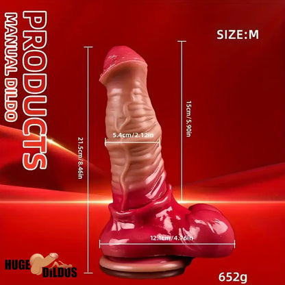 7.4in 8.46in 9.44in 10.03in 11.22in Big Silicone Soft Horse Lifelike Dildo