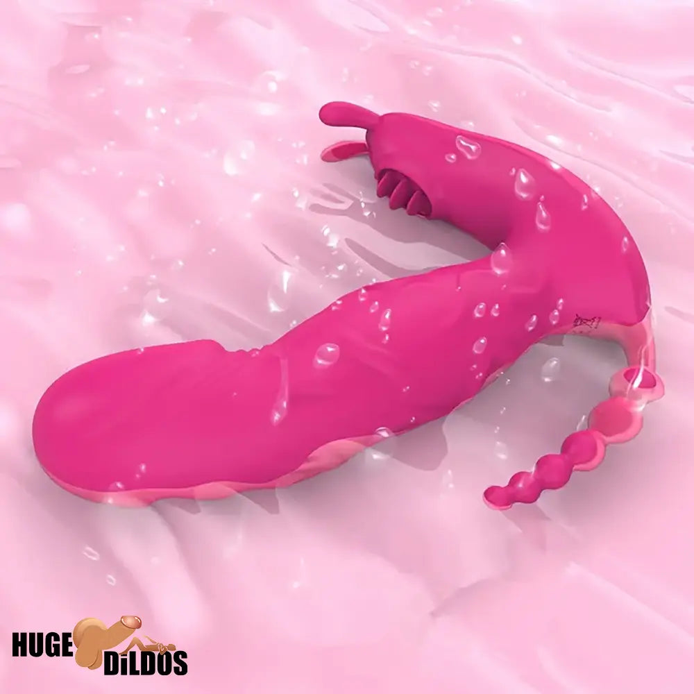 4.8in Small App Controlled Wearable Vibrating Tapping Dildo Anal Vibrator