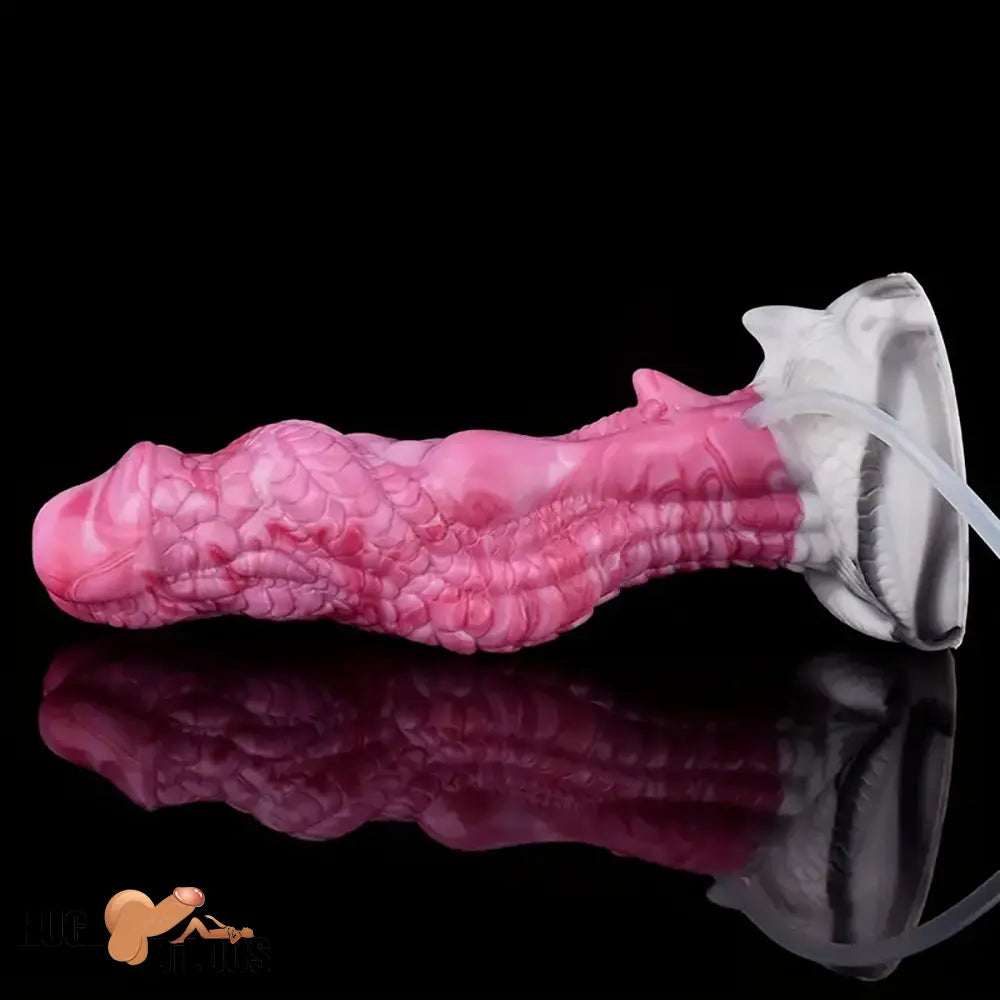 8.03in Realistic Animal Alien Dragon Ejaculating Silicone Fantasy Dildo