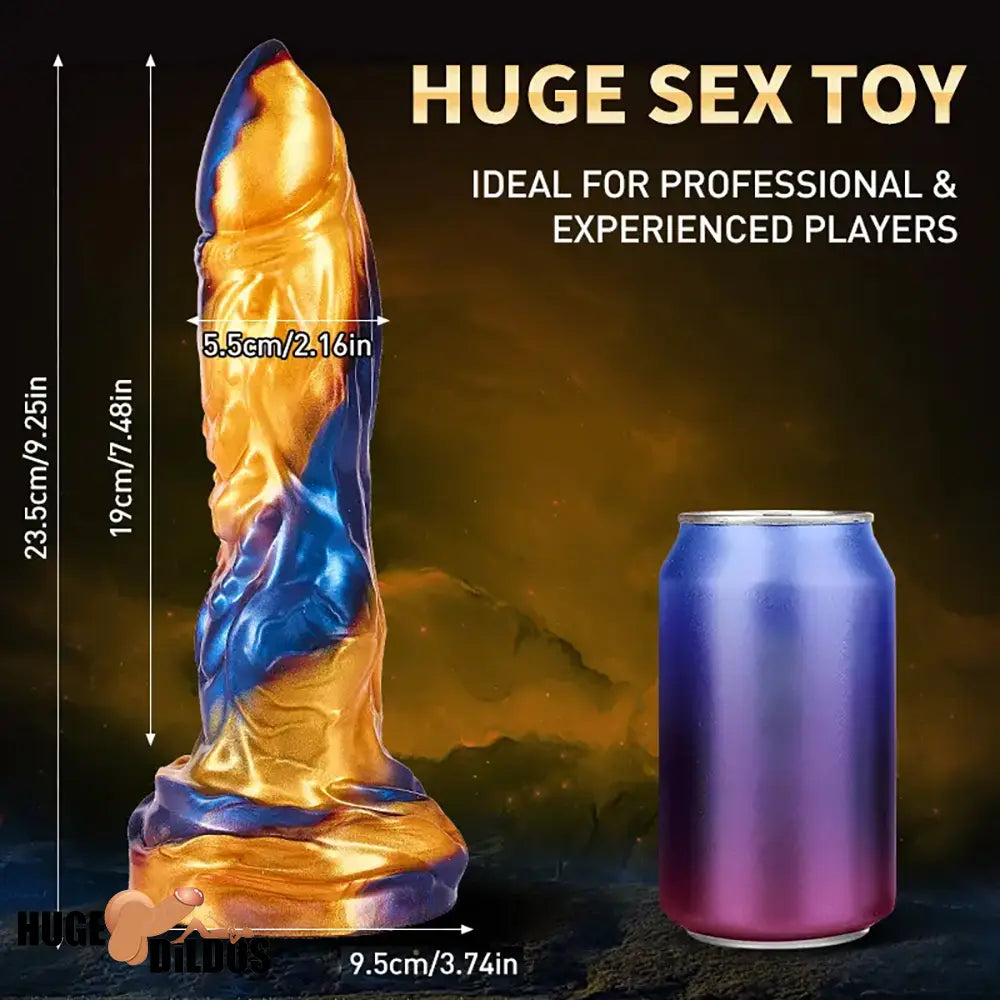 9.25in 3in1 Fantasy Monster Thrusting Dildo Vibrator For Prostate Massager