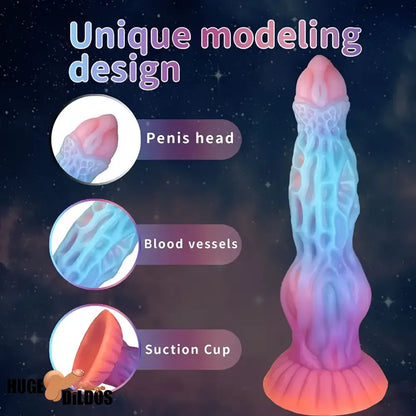 10.43in Luminous Fantasy Monster Silicone Soft Big Dildo Love Real