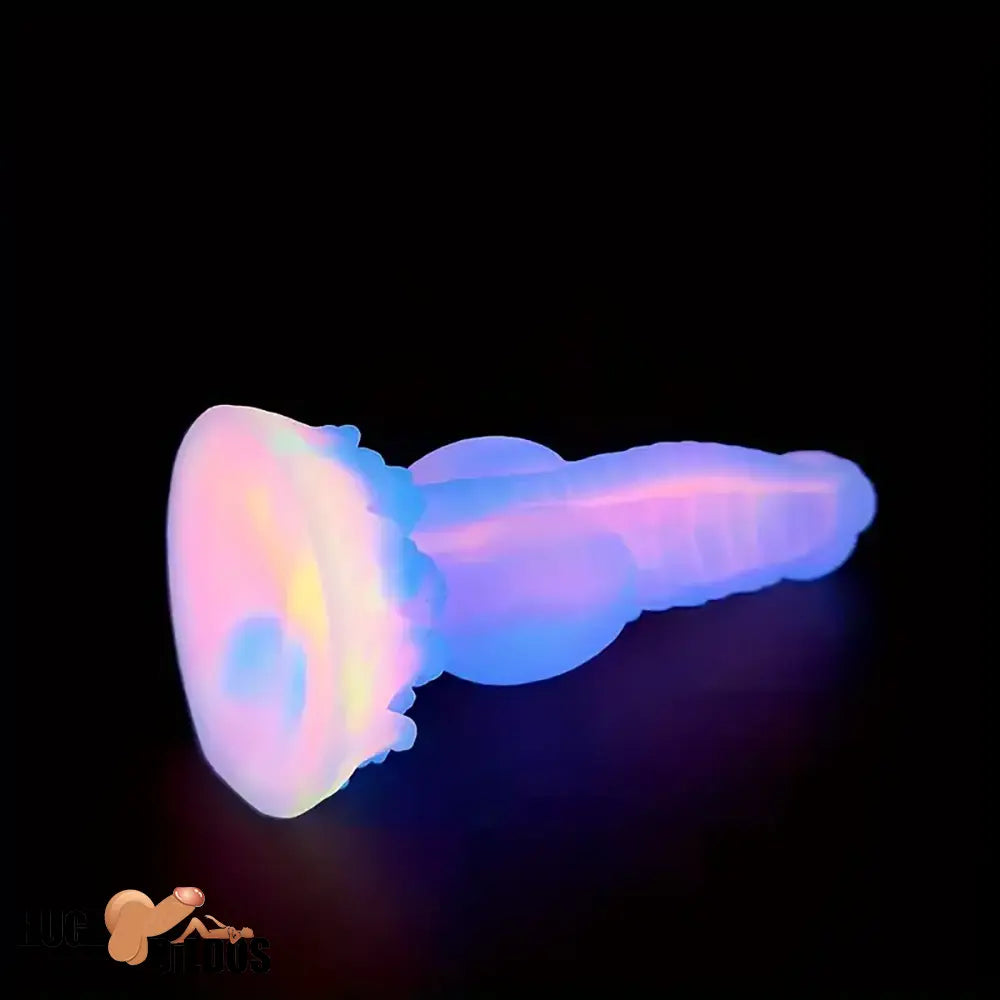 8.14in Fantasy Silicone Flexible Fantasy Big Luminous Monster Dildo