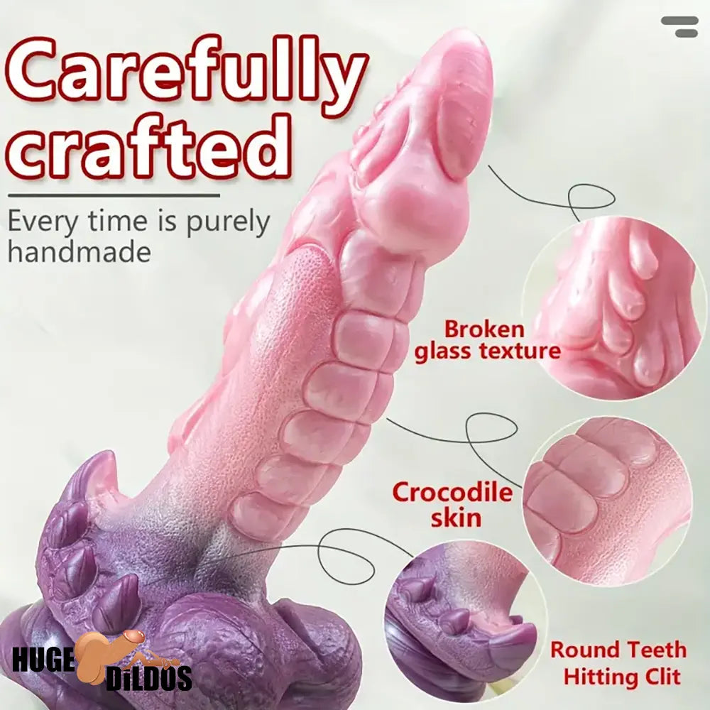 9.05in Fantasy Silicone Large Monster Anal Dildo For Anus Clit Penis