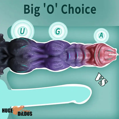 9.4in Fantasy Monster Silicone Soft Ejaculating Dildo With Suction Cup