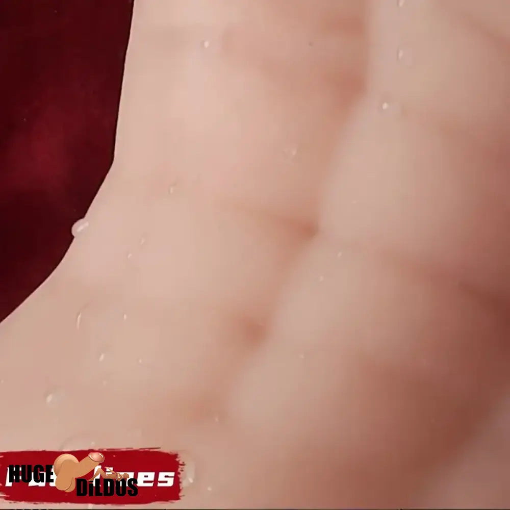6.69in Realistic Rubber Dildo With TPE Sex Doll Torso For Gay Lesbian