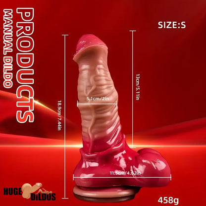 7.4in 8.46in 9.44in 10.03in 11.22in Big Silicone Soft Horse Lifelike Dildo