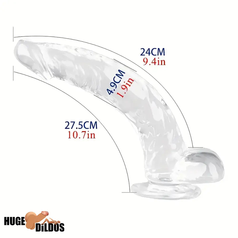Multiple Lengths Clear Dildo For Women Men Gay Lesbian Sex Toy
