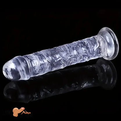 6.3in 7.1in 7.7in 8.5in 9.8in 12in Realistic Clear Cock Dildo With Suction Cup