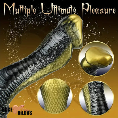 8.5in Big Silicone Soft Monster Animal Snake Dildo For Vagina Clit Anus