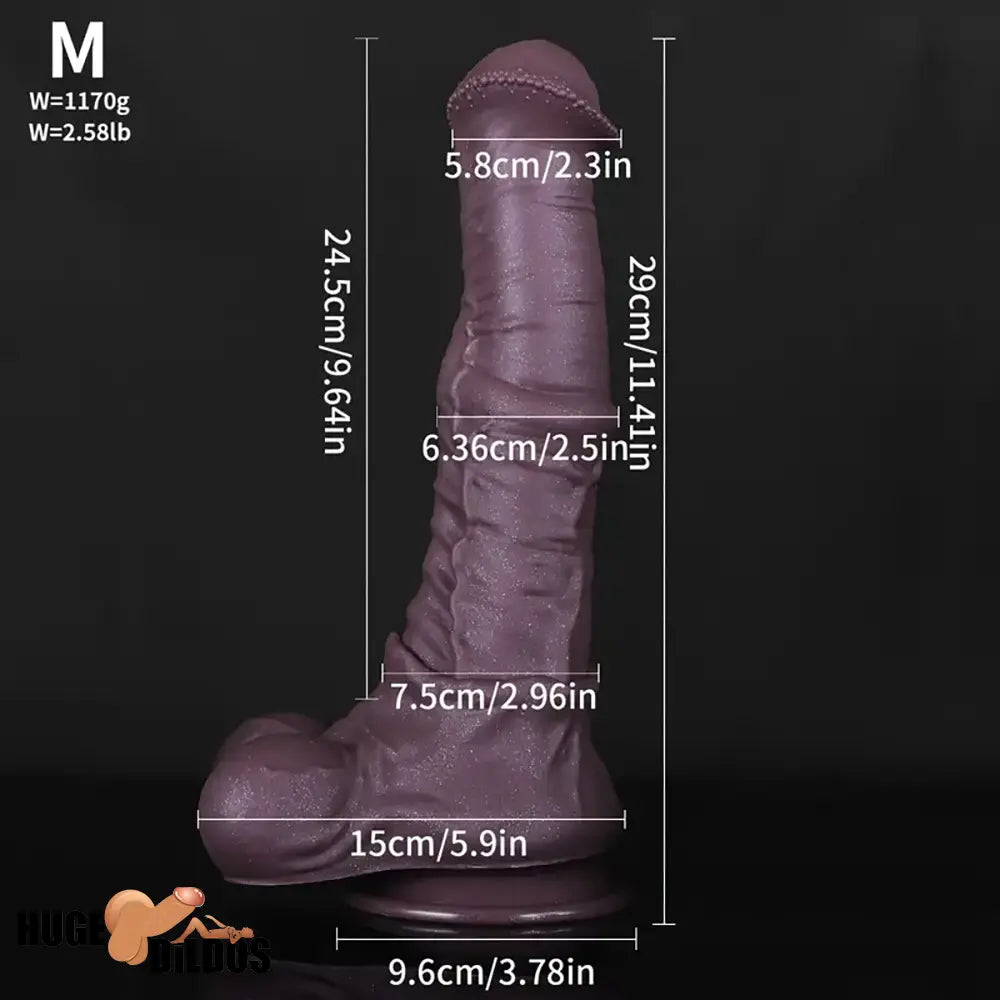 9.45in 11.41in 13.58in Silicone Animal Horse Dildo For Vagina Prostate