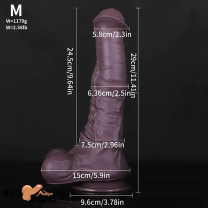 9.45in 11.41in 13.58in Silicone Animal Horse Dildo For Vagina Prostate