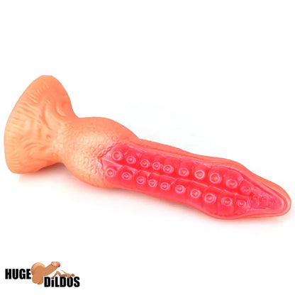 7.08in 9.06in 10.24in 11.81in Octopus Tentacle Cock Silicone Soft Big Dildo