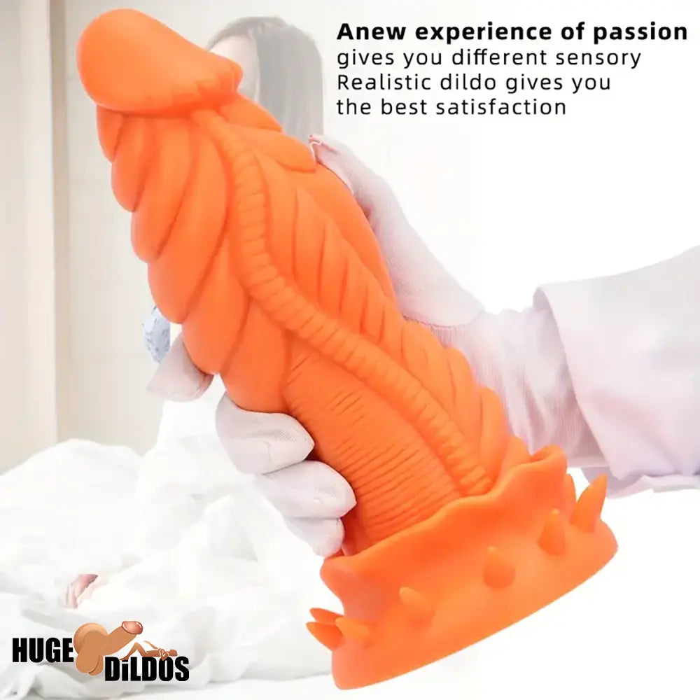 9.84in Big Monster Silicone Flexible Dragon Dildo For Women Men Sex