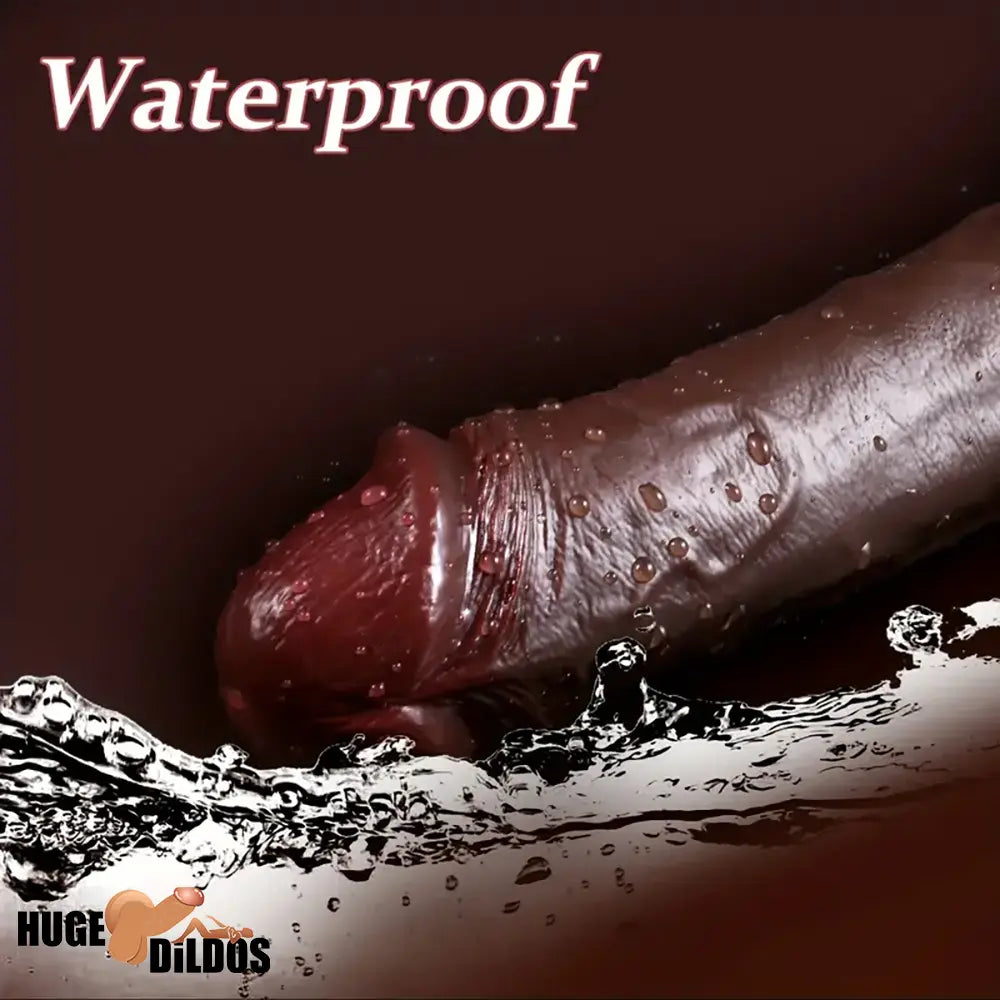 8.5in Unique Soft Silicone Lifelike Skin-Touching Dildo Prostate Massager