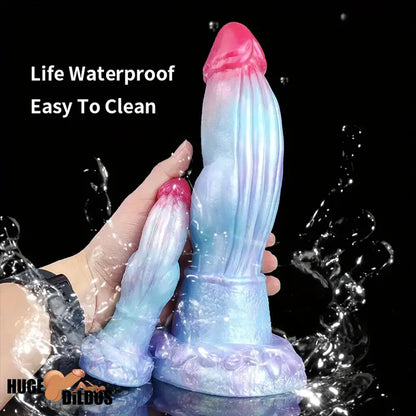 5.7in 7.79in 9.96in Dragon Soft Silicone Monster Penis Dildo With Big Knot