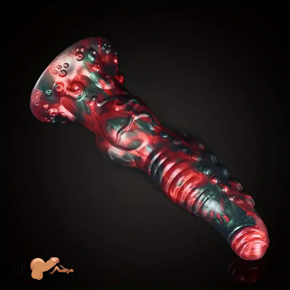 9.65in Silicone Big Soft Thick Tentacle Octopus Monster Dildo Cock