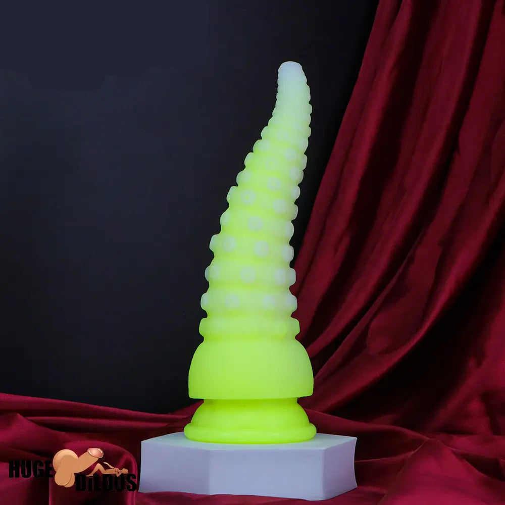 6.42in 7.48in 8.66in Fluorescent Octopus Tentacle Soft Dildo For Men