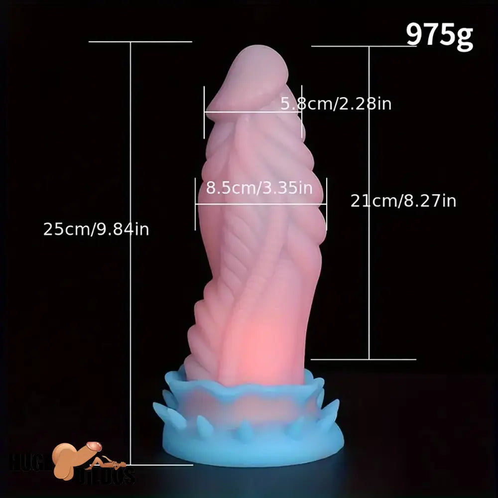 7.87in 9.84in Super Soft Dragon Silicone Animal Monster Odd Dildo