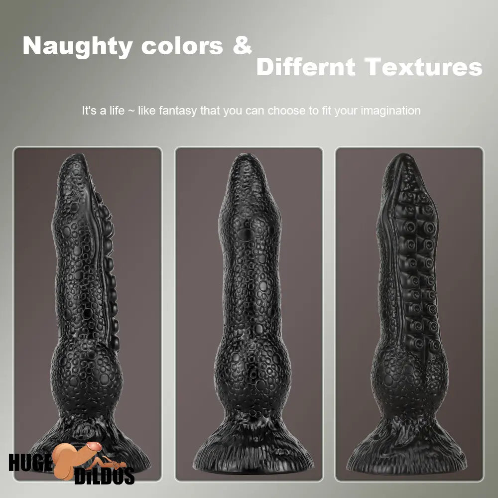 7.08in 9.06in 10.24in 11.81in Big Fantasy Tentacle Octopus PVC Anal Dildo